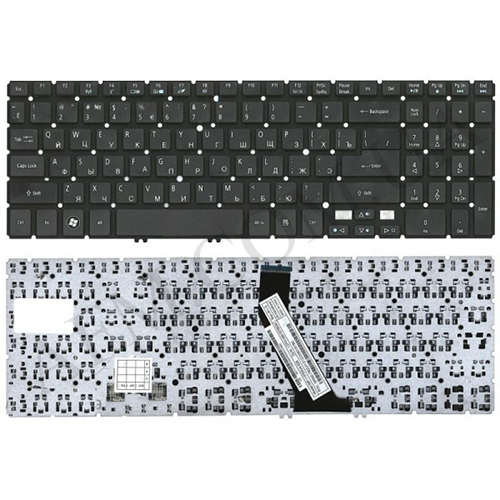 Клавіатура + КлавіатурнаПлата ACER Aspire V5-571/ M3-581/ M5-581/ V5-531 чорна + російська оригінал