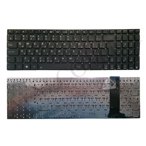 + Клавіатура + КлавіатурнаПлата Asus N76 чорна + російська + кришка (сіра) оригінал