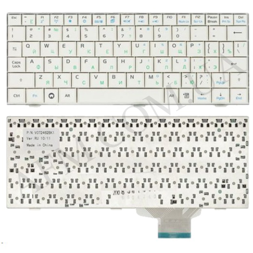 + Клавіатура + КлавіатурнаПлата Asus Eee PC 900/ 901/ 700/ 701/ 902/ 4G біла + російська оригінал