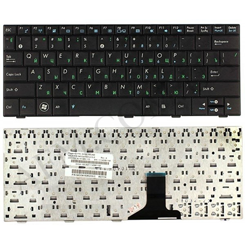 Клавіатура + КлавіатурнаПлата Asus Eee PC 1005HA/ 1008HA/ 1001HA/ 1005P чорна + російська оригінал