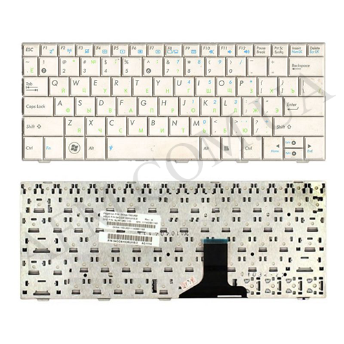 + Клавіатура + КлавіатурнаПлата Asus Eee PC 1005HA/ 1008HA/ 1001HA/ 1005P біла + російська оригінал