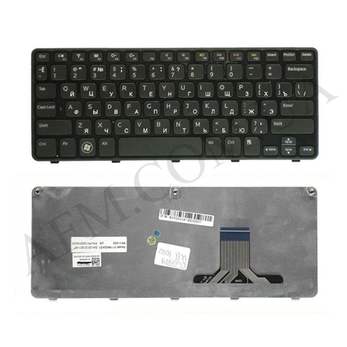 + Клавіатура + КлавіатурнаПлата DELL Inspiron Mini 1090 чорна + російська оригінал