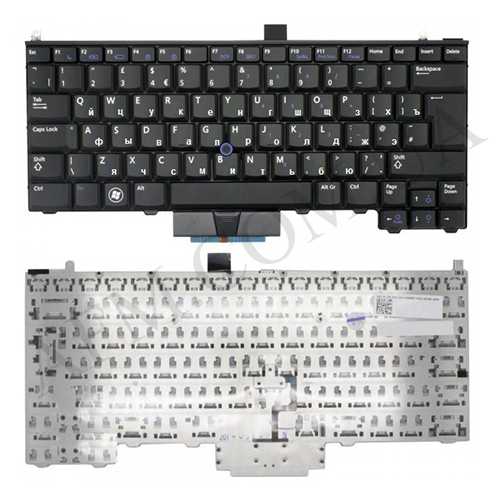 + Клавіатура + КлавіатурнаПлата DELL Latitude E4310 чорна + російська оригінал