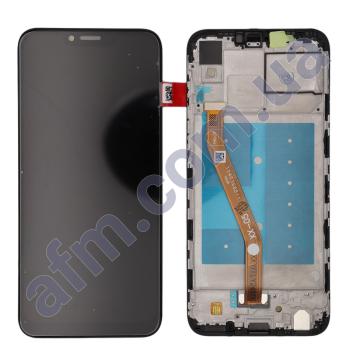 Дисплей Huawei Honor Play (COR-L29) 2018 чорний + рамка