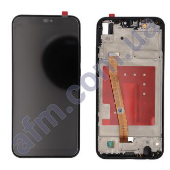 Дисплей Huawei P20 Lite Dual Sim (ANE-L21/ ANE-LX1)/ Nova 3e чорний + рамка