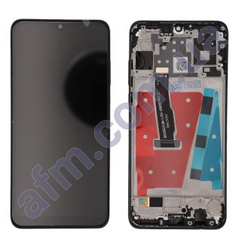 Дисплей Huawei P30 Lite (24MP)/ Nova 4e 2019 чорний + рамка