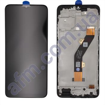 Дисплей Infinix Hot 30i чёрный + рамка
