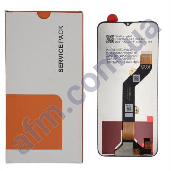 Дисплей Infinix Smart 6 X6511 чёрный оригинал в упаковке