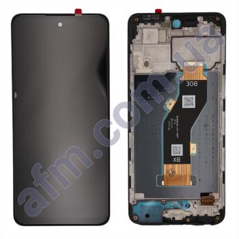 Дисплей Infinix Smart 8 Plus X6526 чёрный + рамка