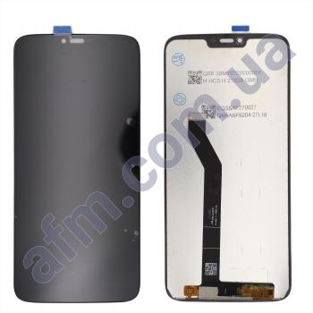 Дисплей Motorola XT1955 Moto G7 Power чёрный (версия EU 154mm)