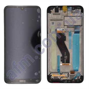 Дисплей Nokia 3.2 Dual Sim (TA-1156) чёрный + рамка!