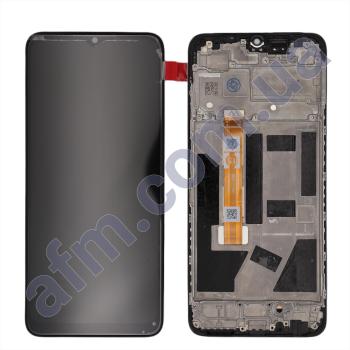 Дисплей Oppo A18 2023/ A38 2023 чёрный + рамка
