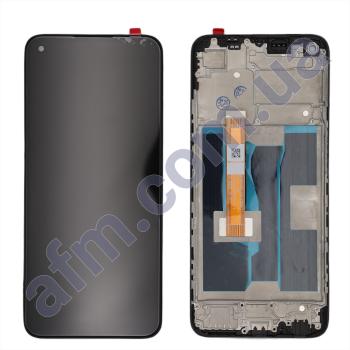 Дисплей Oppo A54 4G чёрный + рамка