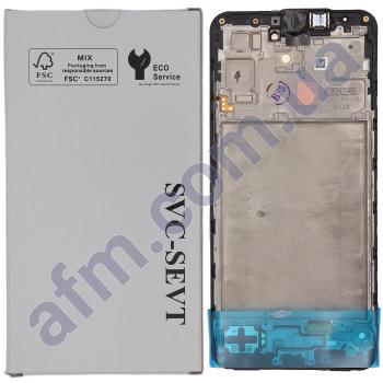 Дисплей Samsung сервісний A176 Galaxy A17 5G чорний + рамка GH??-??????