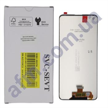 Дисплей Samsung сервисный A217 A21s 2020 чёрный GH82-22988A