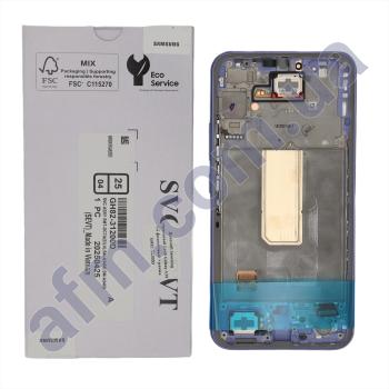 Дисплей Samsung сервисный A346 Galaxy A34 5G фиолетовый + рамка GH82-31200D