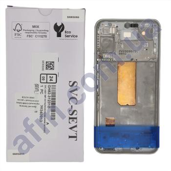 Дисплей Samsung сервисный A546B Galaxy A54 5G белый + рамка GH82-31232B