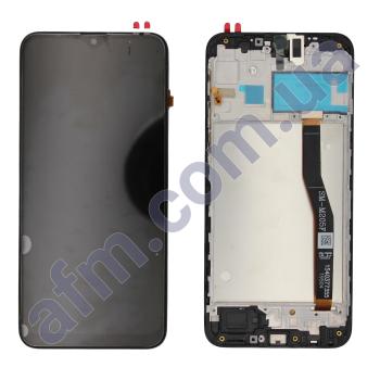 Дисплей Samsung сервісний M205 Galaxy M20 2019 чорний + рамка GH82-18682A