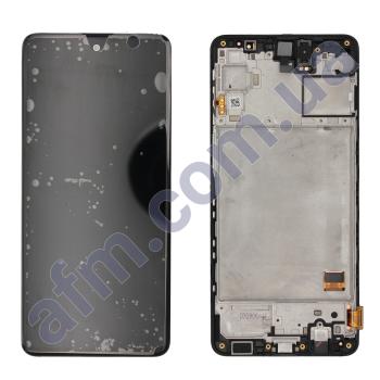 Дисплей Samsung сервісний M317 Galaxy M31s чорний + рамка GH82-23774A!