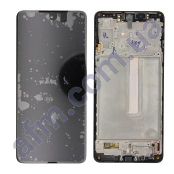 Дисплей Samsung сервісний M536B Galaxy M53 5G чорний + рамка GH82-28812A