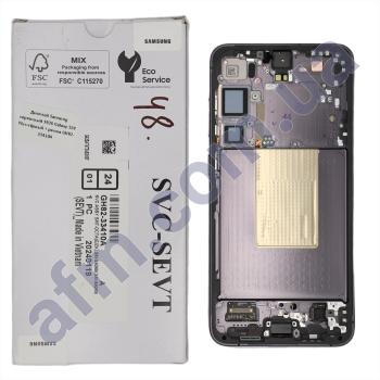 Дисплей Samsung сервисный S926 Galaxy S24 Plus чёрный + рамка GH82-33410A