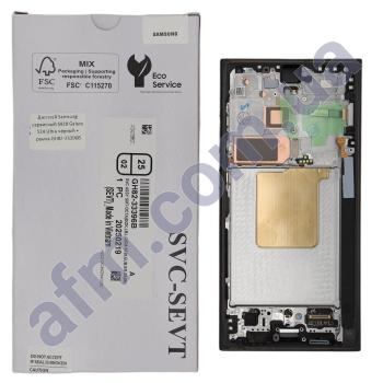 Дисплей Samsung сервисный S928 Galaxy S24 Ultra чёрный + рамка GH82-33396B