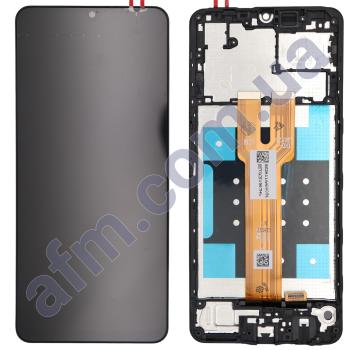 Дисплей Samsung A066 Galaxy A06 5G чёрный + рамка