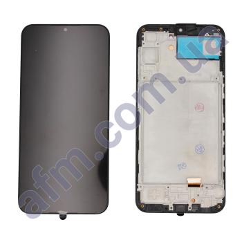 Дисплей Samsung A245F Galaxy A24 4G OLED (Small LCD) чорний + рамка