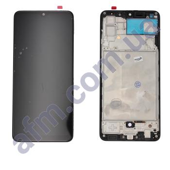 Дисплей Samsung A325F Galaxy A32 OLED чорний + рамка