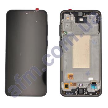 Дисплей Samsung A336B Galaxy A33 5G OLED чорний + рамка