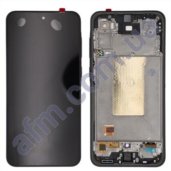 Дисплей Samsung A366 Galaxy A36 5G 2025 OLED чёрный + рамка