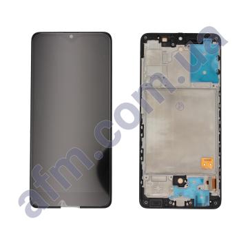 Дисплей Samsung A415 Galaxy A41 INCELL (без Touch ID) чорний + рамка