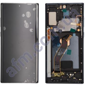 Дисплей Samsung N975 Galaxy Note 10 Plus OLED чорний + рамка