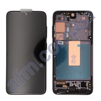 Дисплей Samsung S911B Galaxy S23 IPS чёрный + рамка