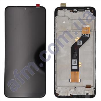 Дисплей Tecno Pop 5 LTE (BD4I) чёрный + рамка