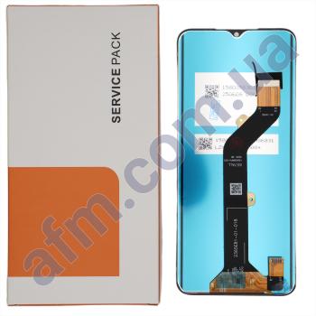 Дисплей Tecno Spark 7 (KF6/ KF6N)/ Tecno Spark 7 Go (KF6m) чёрный оригинал в упаковке