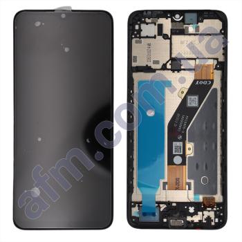 Дисплей Tecno Spark GO 2023 (BF7) чёрный + рамка