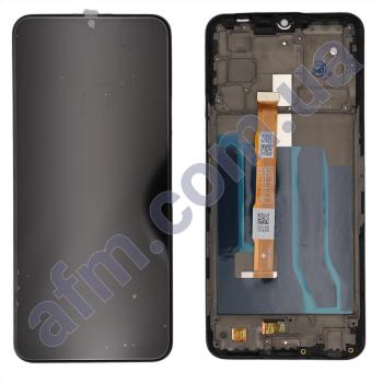 Дисплей Vivo Y52 5G/ Y53s 5G чёрный + рамка!