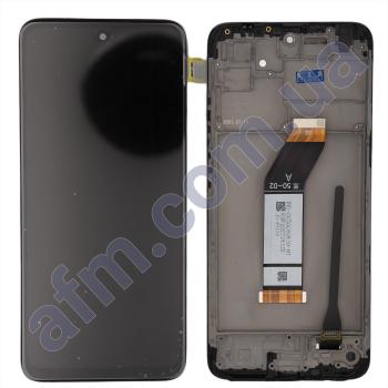 Дисплей Xiaomi Redmi 10 чёрный + рамка