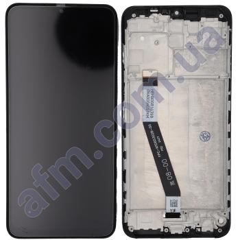Дисплей Xiaomi Redmi 9/ Redmi 9 Prime/ Poco M2 чёрный + рамка