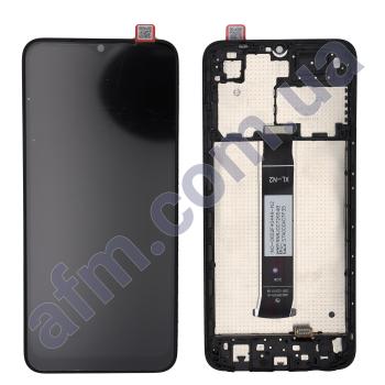 Дисплей Xiaomi Redmi A1/ A1 Plus/ A2/ A2 Plus/ Poco C50/ C51 чёрный + рамка