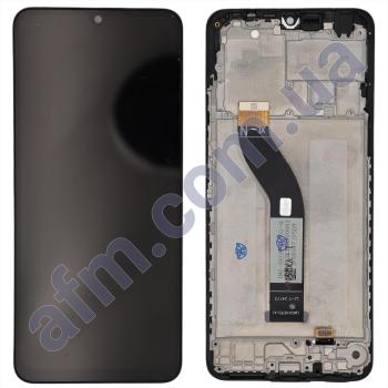Дисплей Xiaomi Redmi A4 5G чёрный + рамка