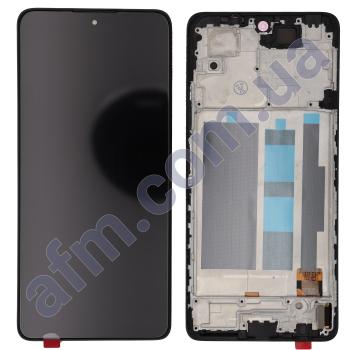 Дисплей Xiaomi Redmi Note 10 Pro 4G/ Note 10 Pro Max/ Poco X4 Pro OLED чорний + рамка