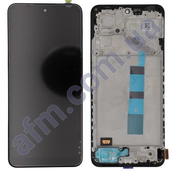 Дисплей Xiaomi Redmi Note 12 4G IPS чёрный + рамка