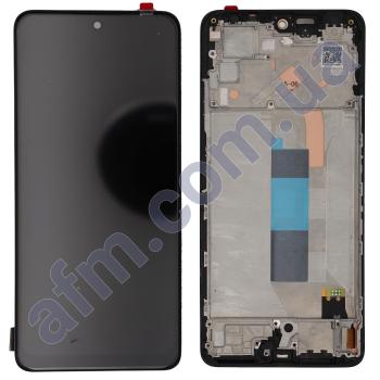 Дисплей Xiaomi Redmi Note 12 Pro 4G TFT чёрный + рамка