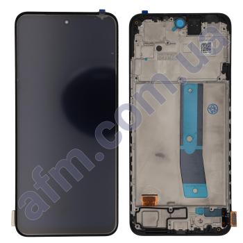 Дисплей Xiaomi Redmi Note 12S OLED чёрный + рамка