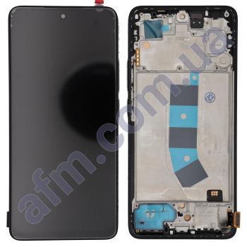 Дисплей Xiaomi Redmi Note 13 4G IPS чёрный + рамка
