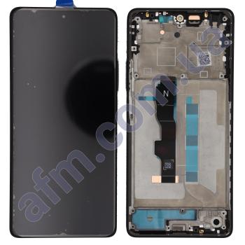 Дисплей Xiaomi Redmi Note 13 5G OLED чёрный + рамка