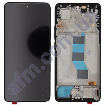 Дисплей Xiaomi Redmi Note 14 5G OLED чёрный + рамка