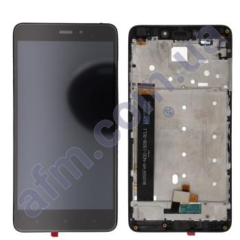 Дисплей Xiaomi Redmi Note 4 MediaTek чёрный + рамка